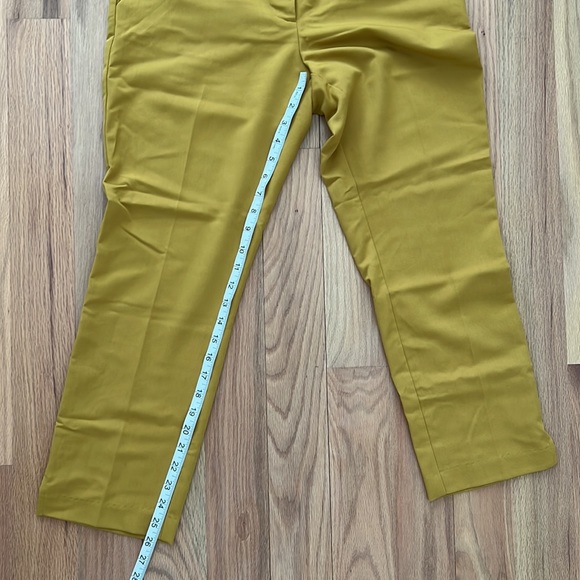 Jules & Leopold | Mustard Cropped Trouser Pants | Size 8 - Picture 6 of 7